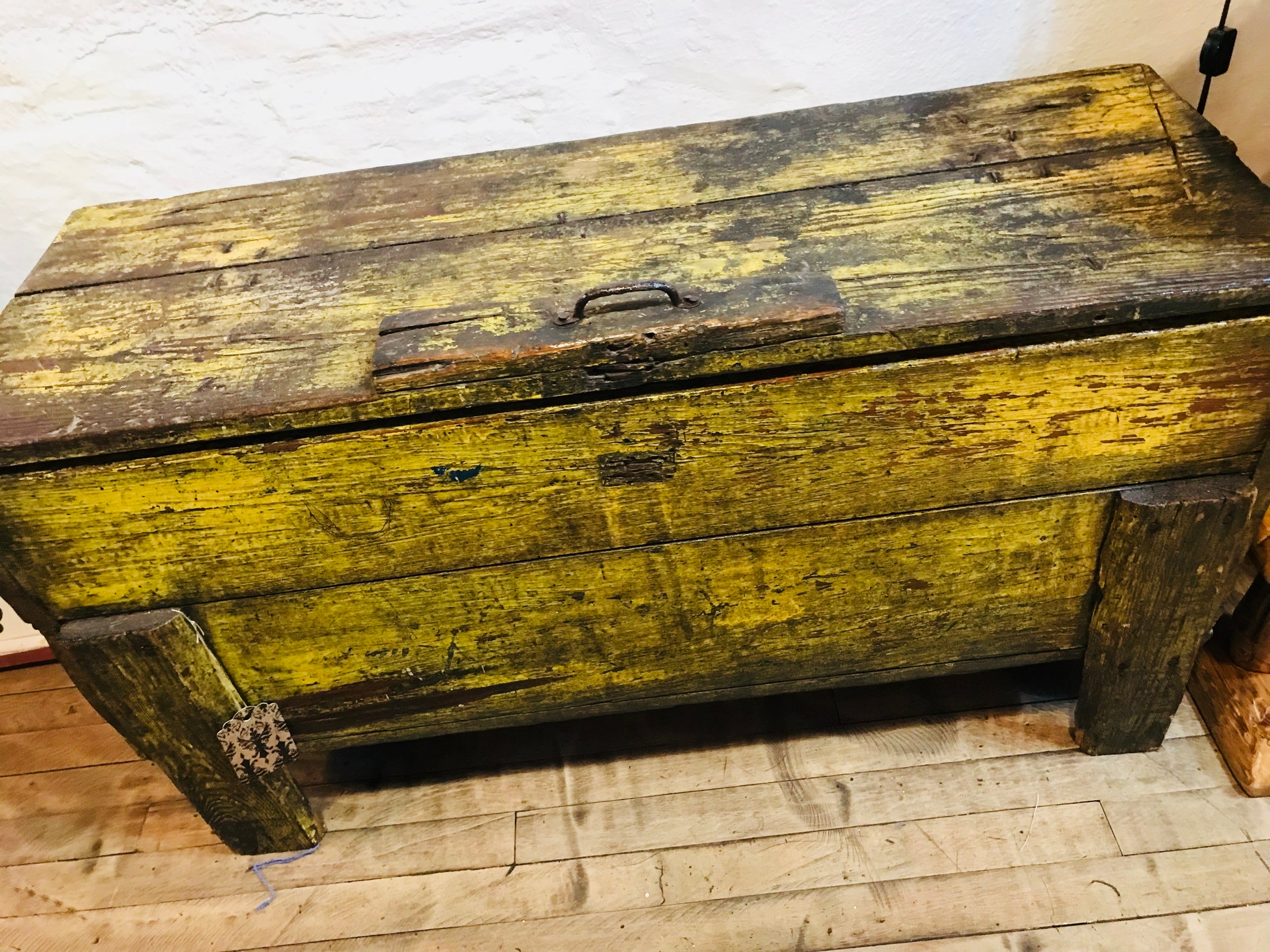 Primitive Blanket Chest Storage Bench Coffee Table ReFabulous